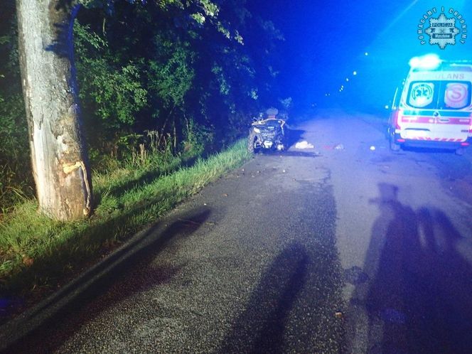 Wypadek quada w Myszkowie