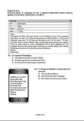 Egzamin gimnazjalny z języka francuskiego poziom podstawowy - zobacz arkusze, pytania i odpowiedzi.