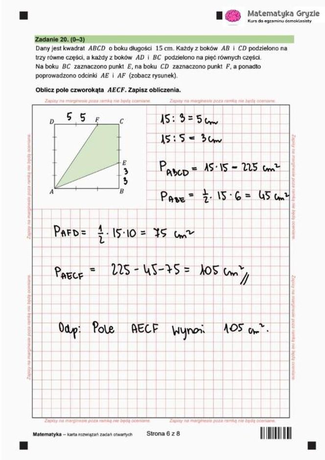Egzamin ósmoklasisty matematyka 2025: ODPOWIEDZI, arkusze CKE [14.05.2025]