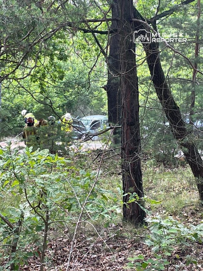  Czołowe zderzenie w Wawrze