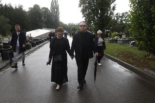 Gabriela Muskała boso na pogrzebie Joanny Kołaczkowskiej