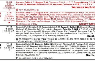 Rozkład jazdy PKP dla stacji Szczecin Główny 