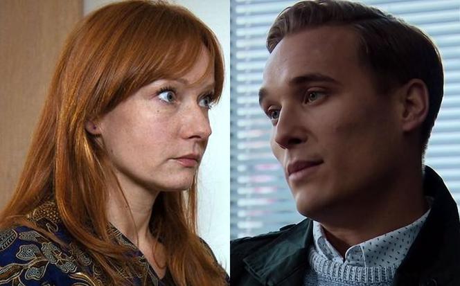 M jak miłość. Agnieszka (Magdalena Walach), Olek (Maurycy Popiel)