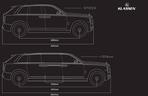 Opancerzony Rolls-Royce Cullinan - tuning firmy Klassen