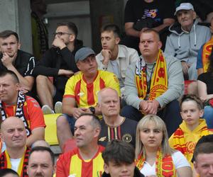 Korona Kielce - Ruch Chorzów. Zdjęcia kibiców na Suzuki Arenie