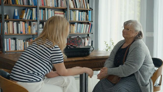 Barwy szczęścia, odcinek 3237. Karolina (Marta Dąbrowska), Amelia (Stanisława Celińska)