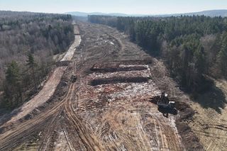 Budowa S74 Kielce - Mniów. Marzec 2025