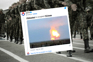 Ukraina: Płonie rosyjska jednostka wojskowa na Krymie 