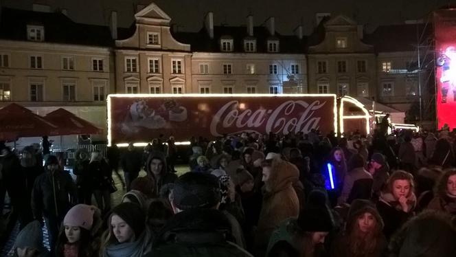 Ciężarówki Coca - coli w Lublinie