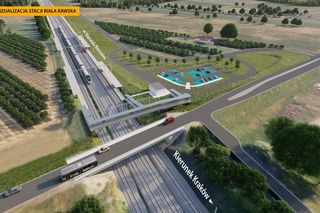Kiedyś Włoszczowa i Opoczno, teraz Biała Rawska – umowa na nowy przystanek przy Centralnej Magistrali Kolejowej podpisana