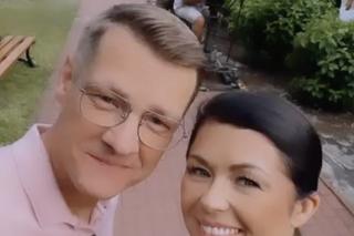 M jak miłość po wakacjach 2023. Kinga (Katarzyna Cichopek), Piotrek (Marcin Mroczek)