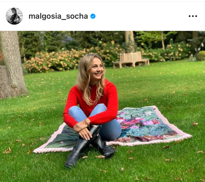 Małgorzata Socha wiosenne porządki w ogródku