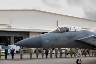 Pożegnanie F-15C Eagle z bazy Kadena 