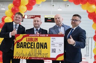 Pierwszy lot z Lublina do Barcelony 