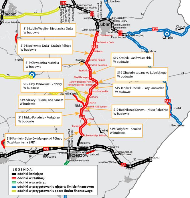 Budowa trasy S19 pomiędzy Lublinem i Sokołowem Małopolskim