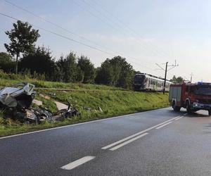 Wypadek na przejeździe kolejowym pod Będzinem