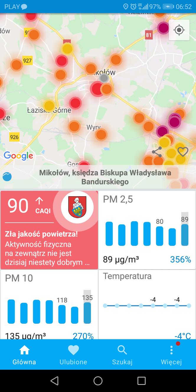 Fatalna jakość powietrza w woj. śląskim! Normy przekroczone o setki procent [ZDJĘCIA]