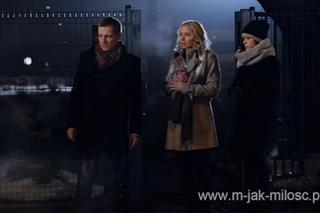 M jak miłość. Kinga (Katarzyna Cichopek), Piotrek (Marcin Mroczek), Beata Lubińska (Joanna Orleańska)