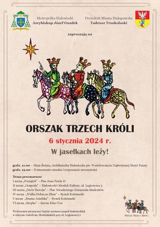 Orszak Trzech Króli Białystok. Program