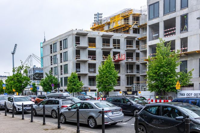 Konwiktorska Residence w Warszawie w trakcie budowy