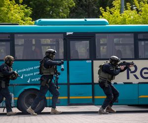 Wybuchy i strzelanina na dworcu autobusowym. Na szczęście, to tylko ćwiczenia