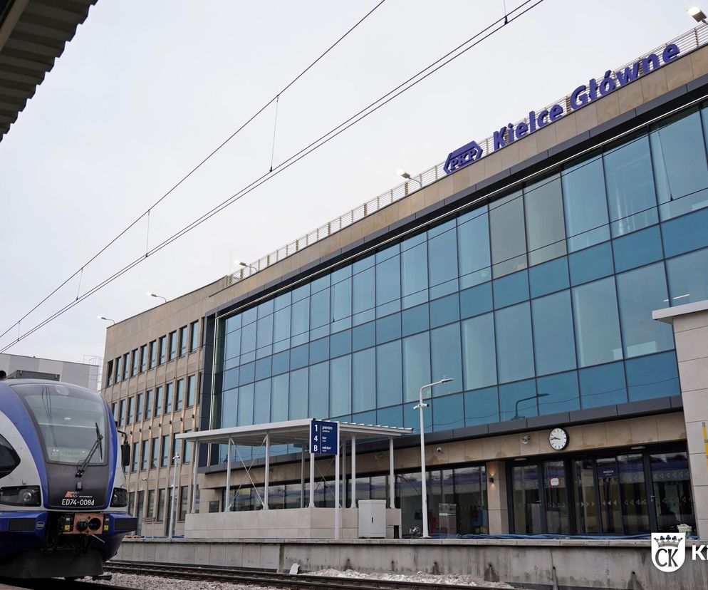 Zmodernizowany dworzec PKP Kielce Główne