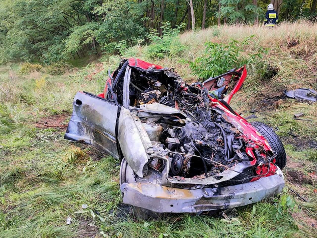 Wyciągnęła dzieci z płonącego samochodu. Koszmar w Motylewie