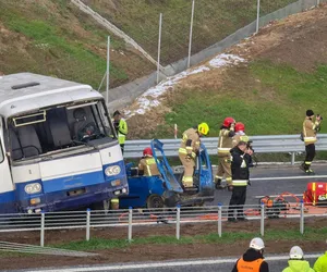 Potężny karambol na S5. Poszkodowanych 27 osób. Akcja strażaków [Zdjęcia]