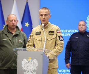 Sytuacja powodziowa w Małopolsce. Konferencja wojewody i wiceprezydenta Kosiniaka-Kamysza