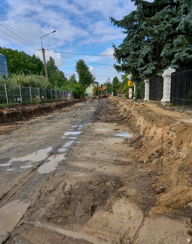 Przebudowa drogi spowodowała spore utrudnienia. Zamknięta dla ruchu jest ul. Tadeusza Kościuszki w Przesmykach