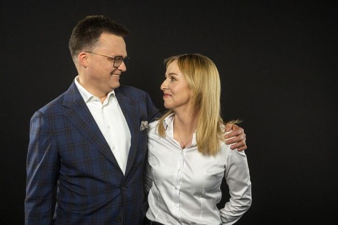 Urszula Brzezińska-Hołownia i Szymon Hołownia