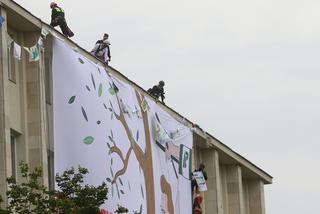 Aktywiści weszli na dach Ministerstwa