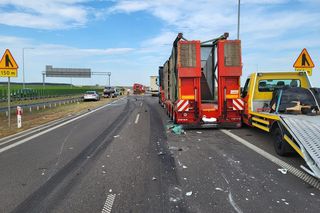 Karambol na S5 koło Kościana. Jedna kolizja za drugą