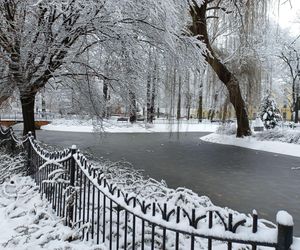 Leszno wygląda bajkowo! Na walentynki sypnęło śniegiem