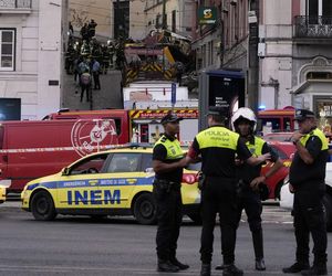 Koszmarny wypadek kolejki w Lizbonie