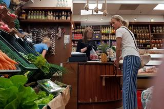 Małgorzata Foremniak na zakupach