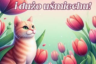 Obrazki na Dzień Kobiet 2024 - kratki, życzenia