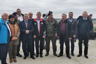 Samorządowcy na poligonie drawskim 