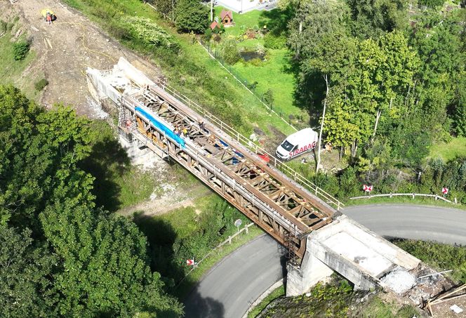 Remont linii Żywiec - Sucha Beskidzka