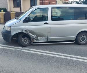 Wypadek w Tychowie. Poszkodowany kierowca Audi 