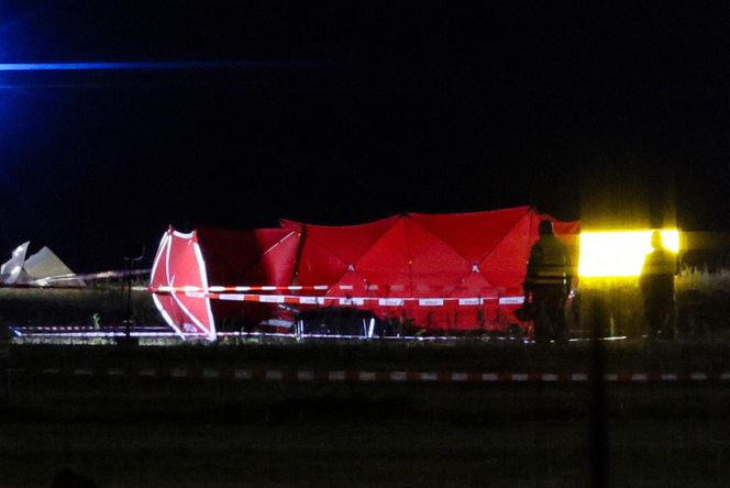 Obraz po katastrofie F-16 w Radomiu