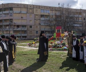 Pogrzeby ofiar ataku na Krzywy Róg