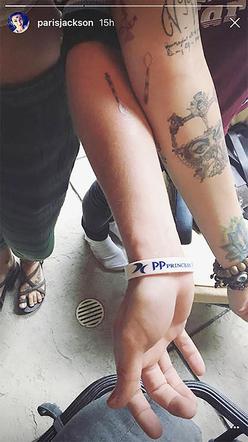 Paris Jackson i Macaulay Culkin - tatuaże