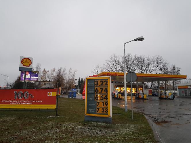 Ceny paliw na stacjach Shell w Białymstoku