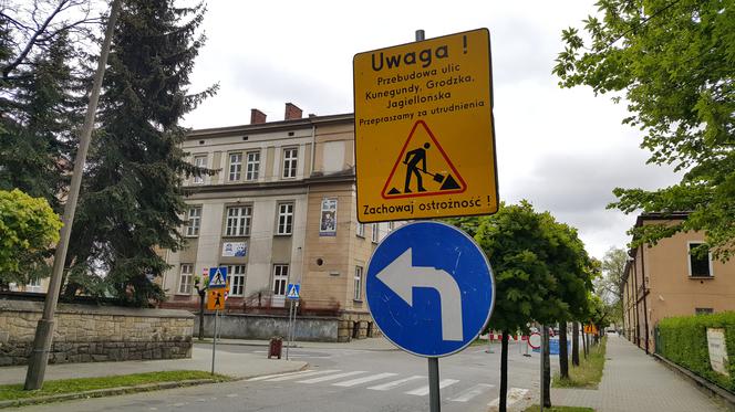 Nowe rondo u zbiegu ulic Grodzkiej, Jagiellońskiej i Kunegundy