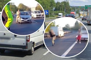 Szokujące zdarzenie. Pobudzony mężczyzna niszczył auta i uciekł