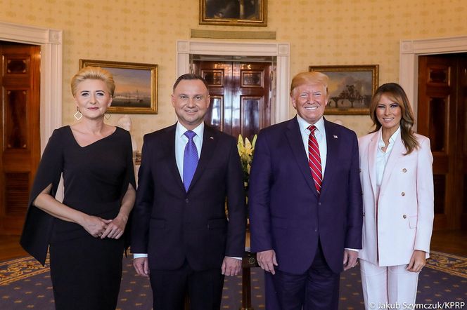 Agata Kornhauser-Duda i Melania Trump. Historyczne spotkania Pierwszych Dam