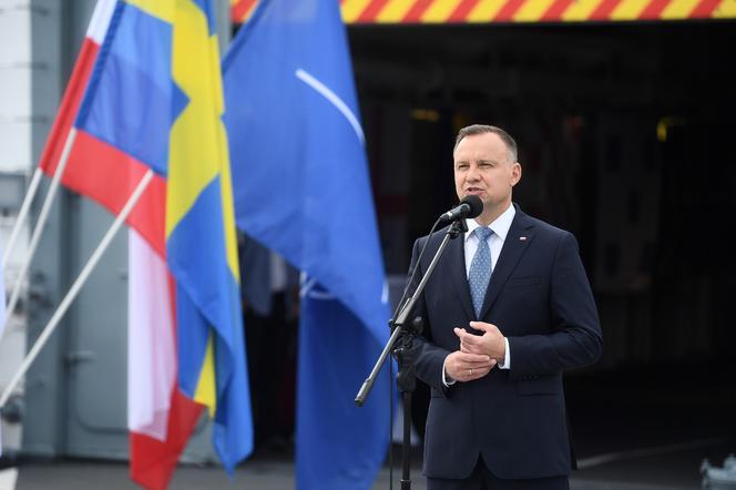 Prezydent Andrzej Duda w Gdyni