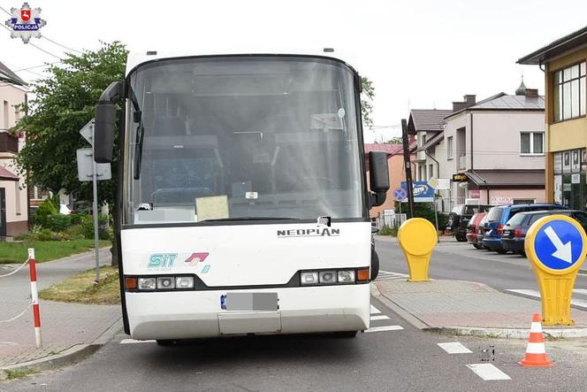 Autobus potrącił pieszą w Tarnogrodzie