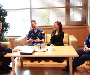 Sławosz Uznański-Wiśniewski i jego żona Aleksandra Uznańska-Wiśniewska